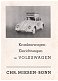 VW - 1947 - Krankenwagen-Einrichtungen im Volkswagen - [1298]